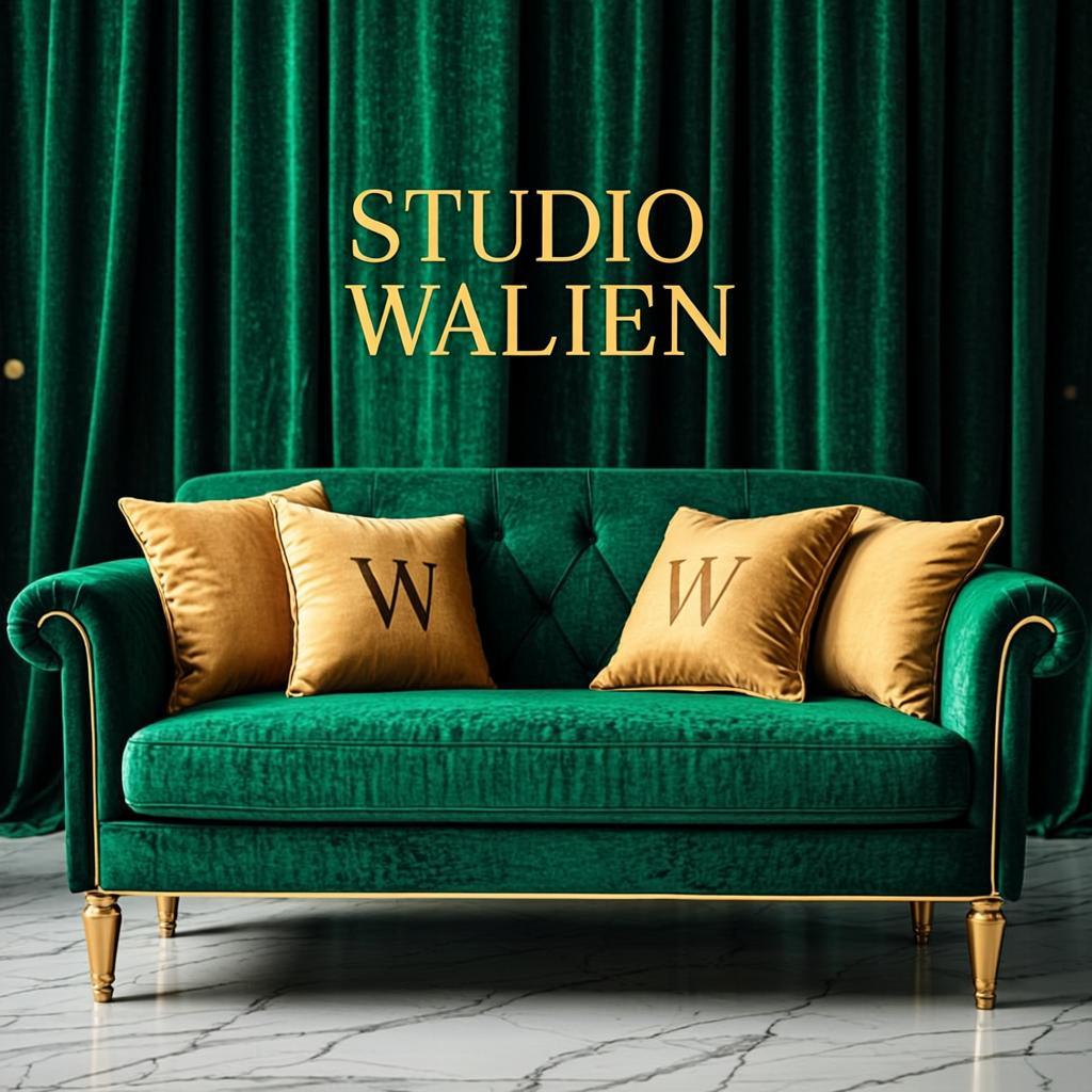 STUDIO WALIEN Canape Velours