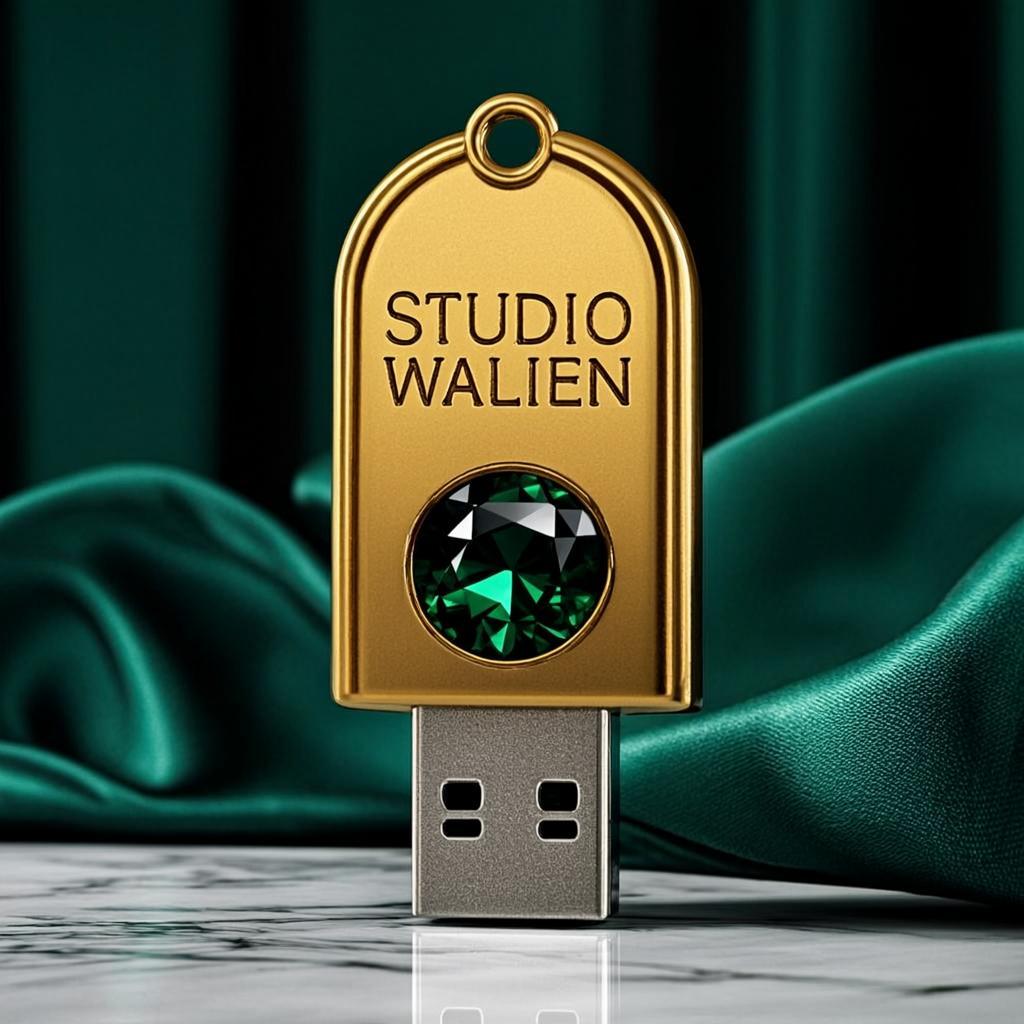 STUDIO WALIEN Cle USB Or
