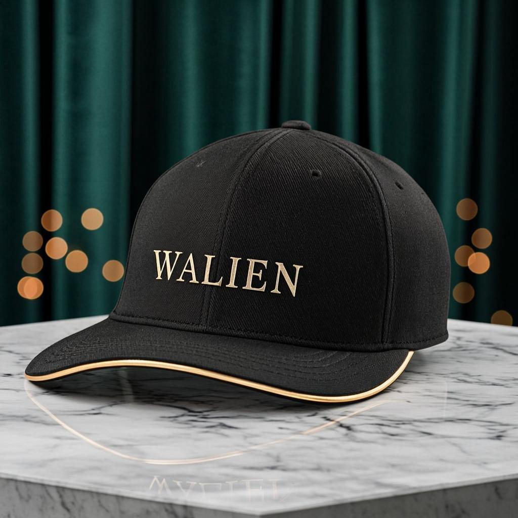 WALIEN Casquette Visiere Doree