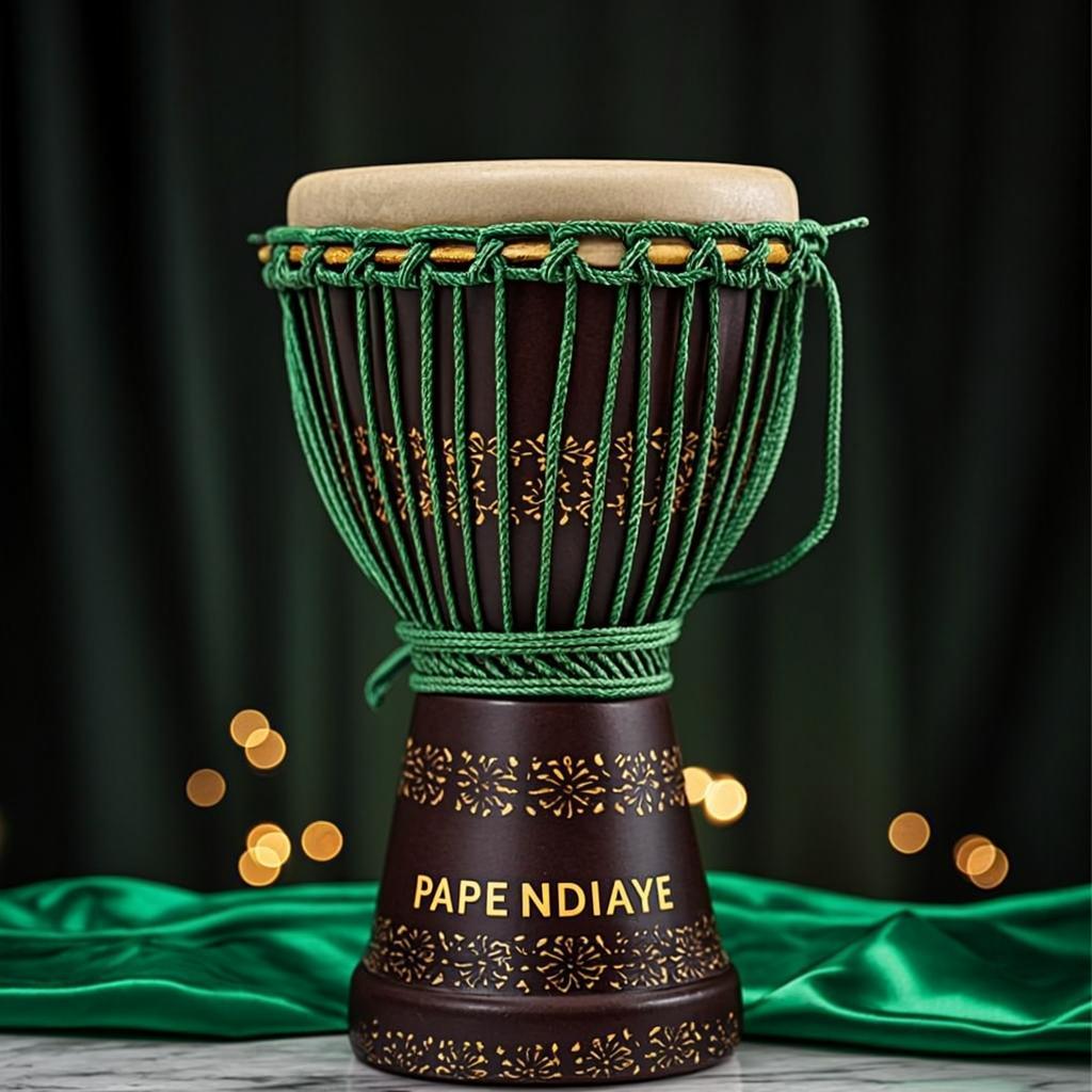 PAPE NDIAYE Djembe Sculpte