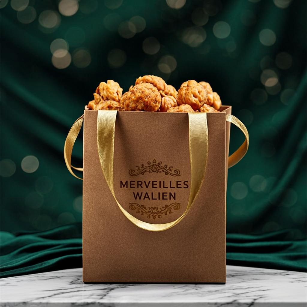 MERVEILLES WALIEN Sac Kraft Dore